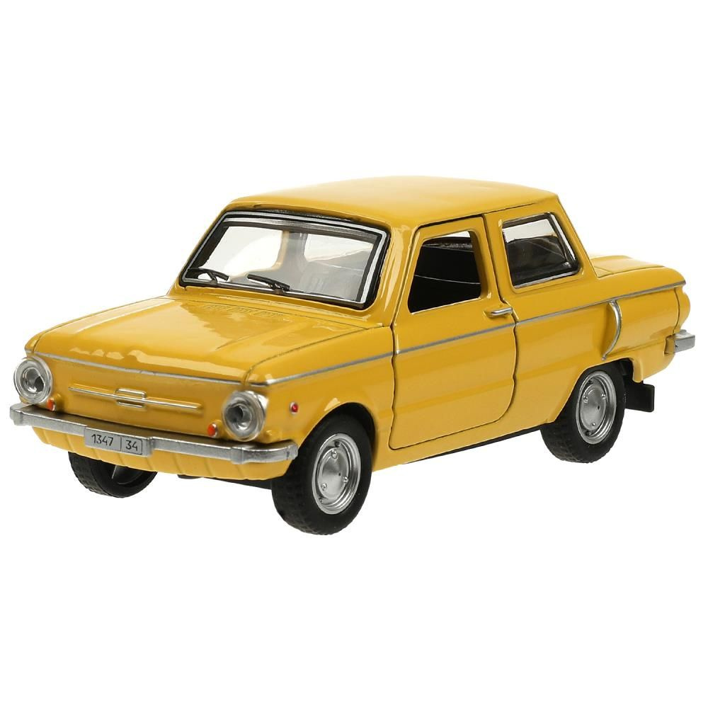 Модель Технопарк ЗАЗ-968А Запорожец желтый металл, БЕЗ СВЕТА И ЗВУКА  #1