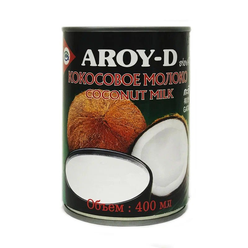 Молоко кокосовое Aroy-D 60% 17%, 400 г. Таиланд #1