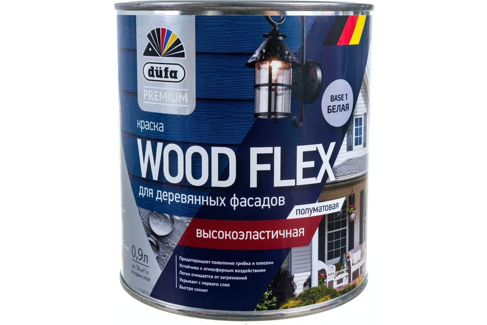 Краска для деревянных фасадов dfa Premium WOOD FLEX Коллекция: Pinotex Древесная гармония Цвет: Тиковое #1