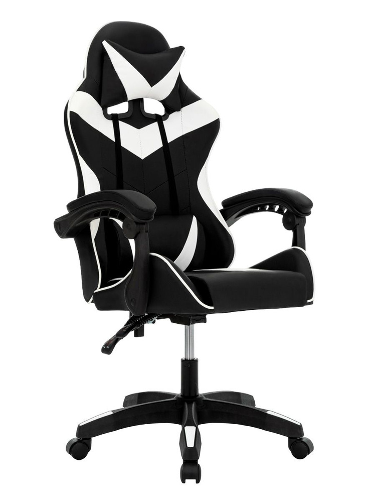 NXTeam Игровое компьютерное кресло, белое с черным 11 #1