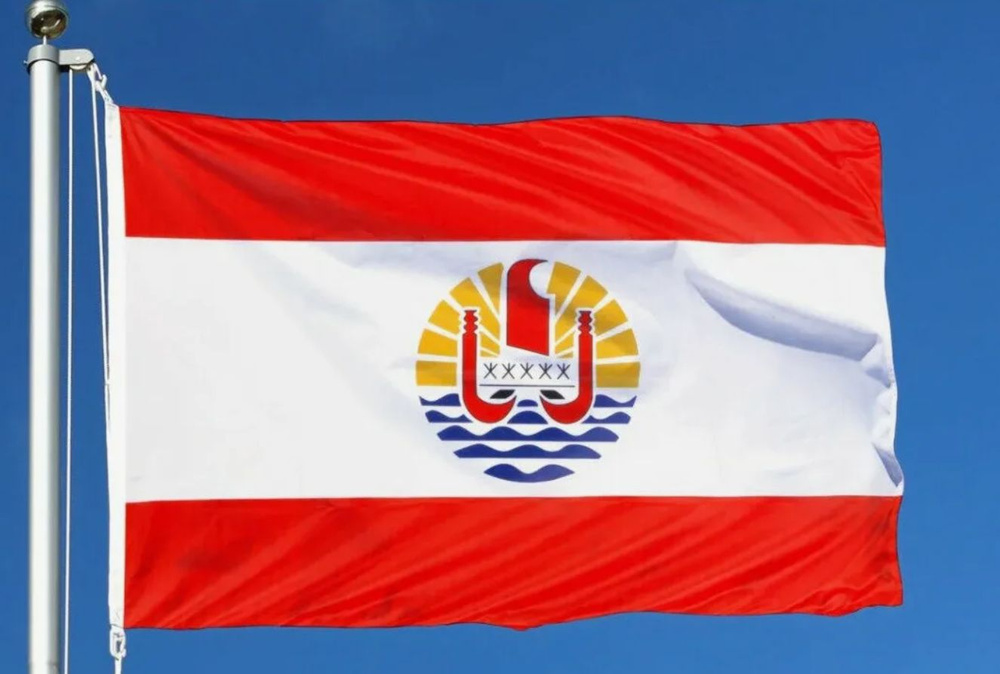 Флаг Французской Полинезии 90х135 см #1