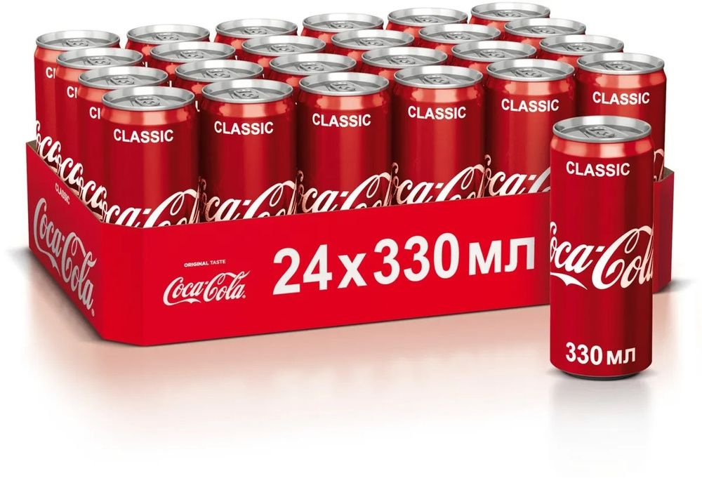 Газированный напиток Coca-Cola classic 0.33л x 24шт #1