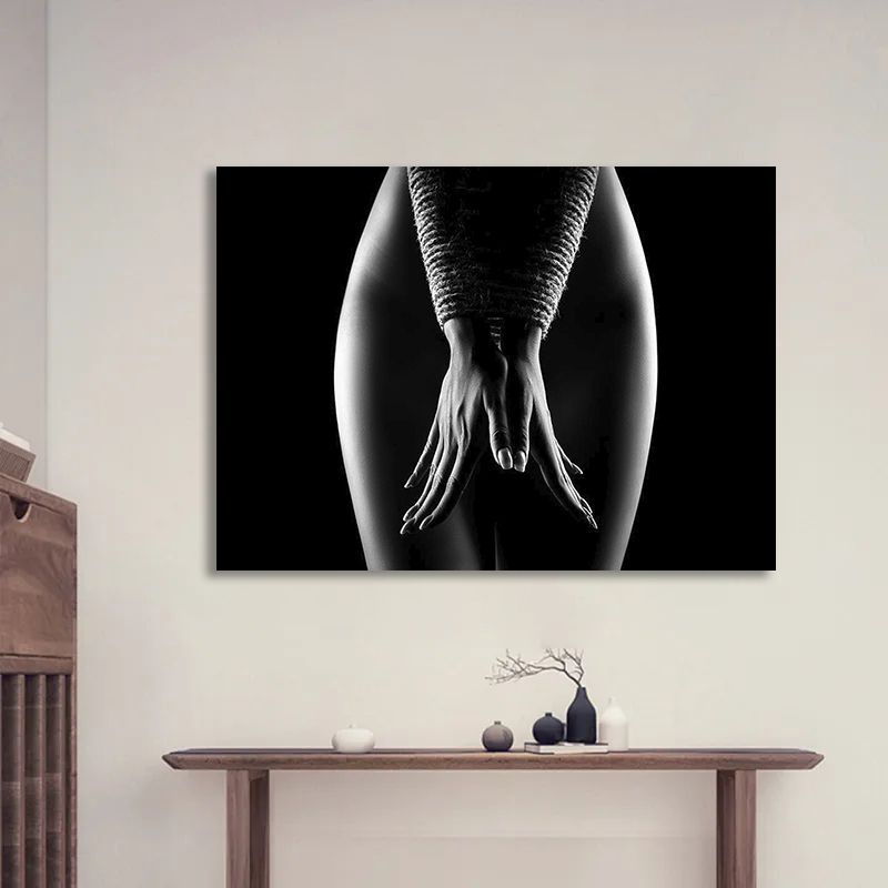 Картина бдсм, шибари, картина голая девушка, 30х40 см. #1