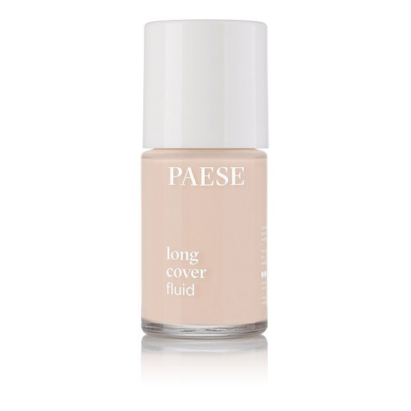 PAESE Тональный крем для лица LONG COVER FLUID тон nude, стойкий увлажняющий с провитамином B5, маслом #1