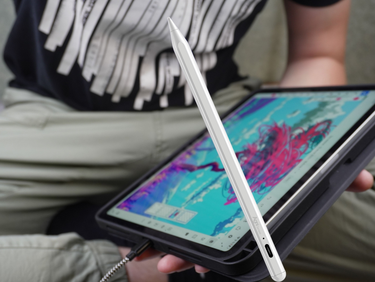 Стилус для iPad, AGNI Senses. Apple pencil usb-c с магнитным креплением ...