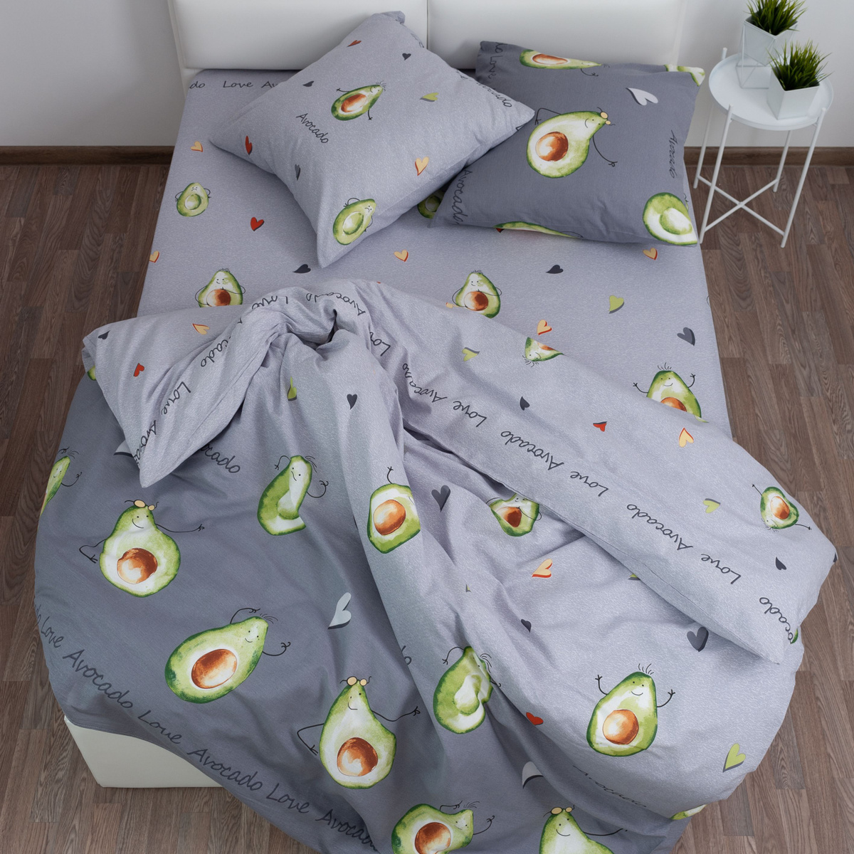 Комплект постельного белья Авокадо евро