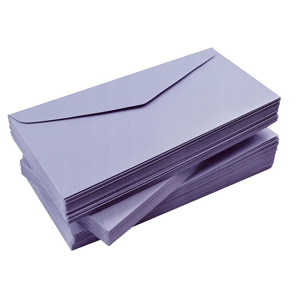 Набор конвертов из дизайнерской бумаги, Лавандовый (13,5*19,5 см), 10 шт.  #1