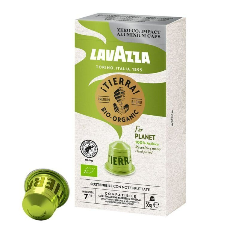 Кофе натуральный молотый в капсулах Lavazza ALU Tierra Bio, 100 шт #1