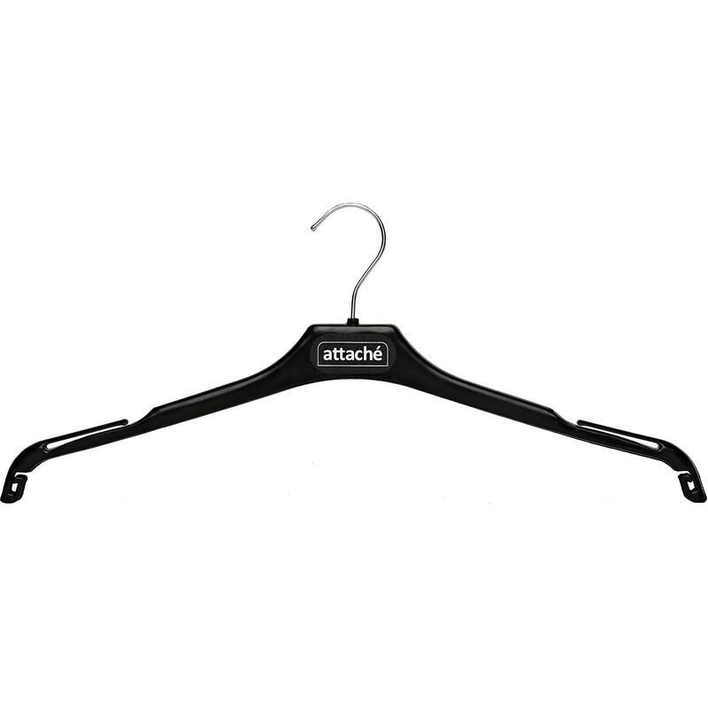 Вешалка-плечики легкая Attache С019 для блузок черная (размер 44-46)  #1