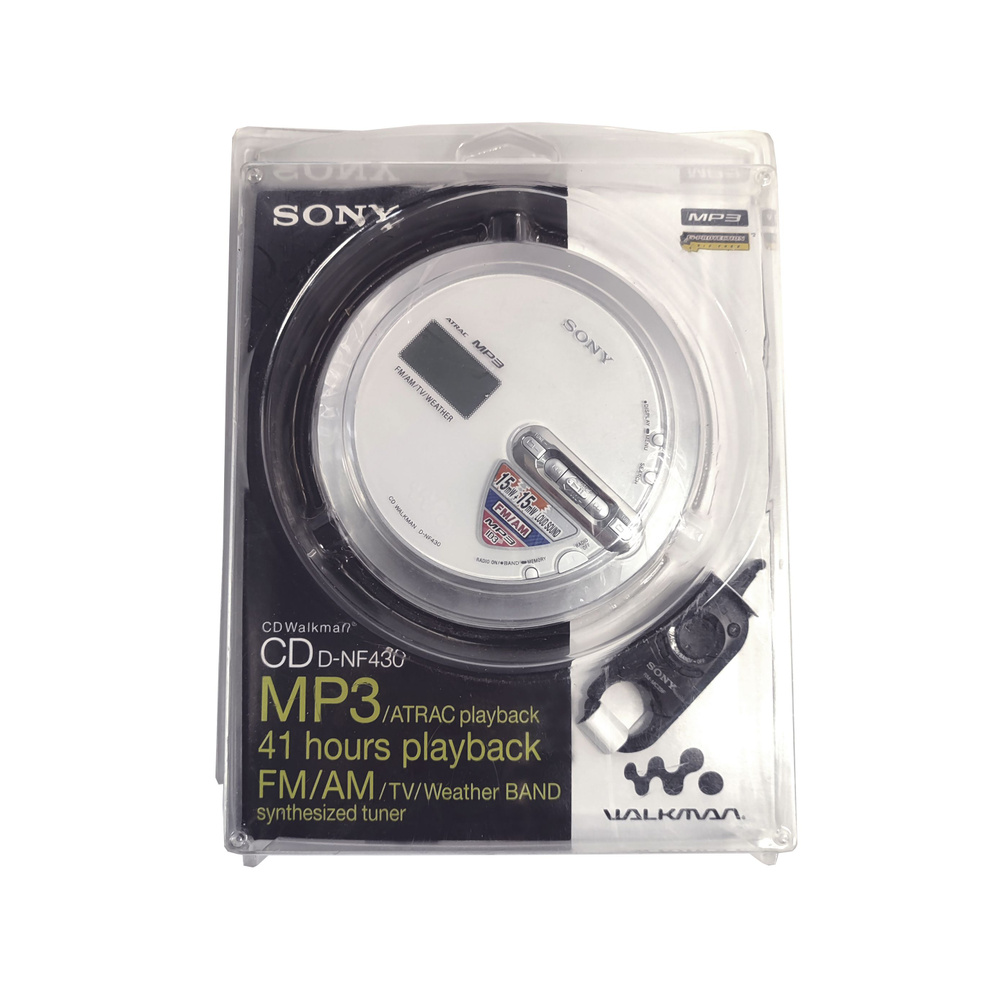 Портативный CD-плеер Sony Walkman D-NF430 (начало 2000-х) новый ...
