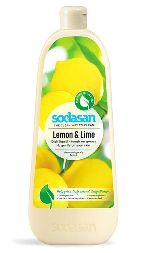 Sodasan Экологическое средство для мытья посуды Лимон и Лайм 1000 мл  #1