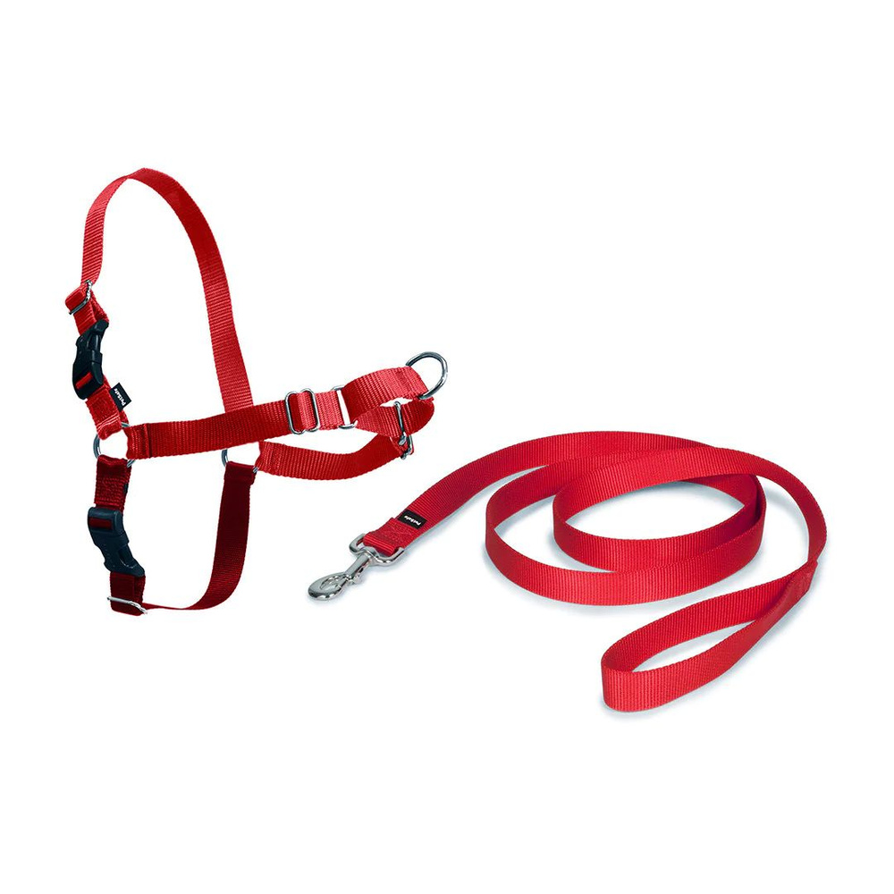Корректирующая шлейка Easy Walk с поводком, красная , размер M  #1