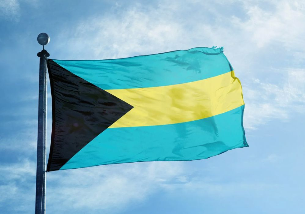 Флаг Багамских островов 40х60 см с люверсами #1