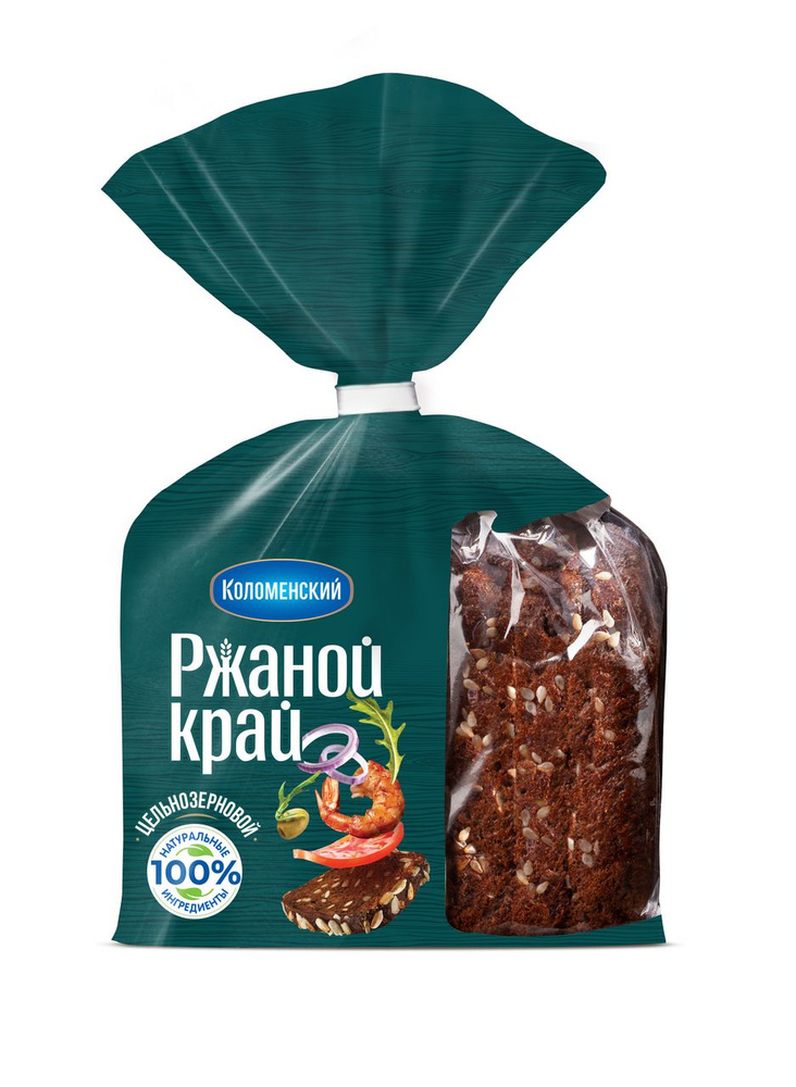 Хлеб Ржаной край цельнозерновой в нарезке, 300г, 4 шт. - купить с ...
