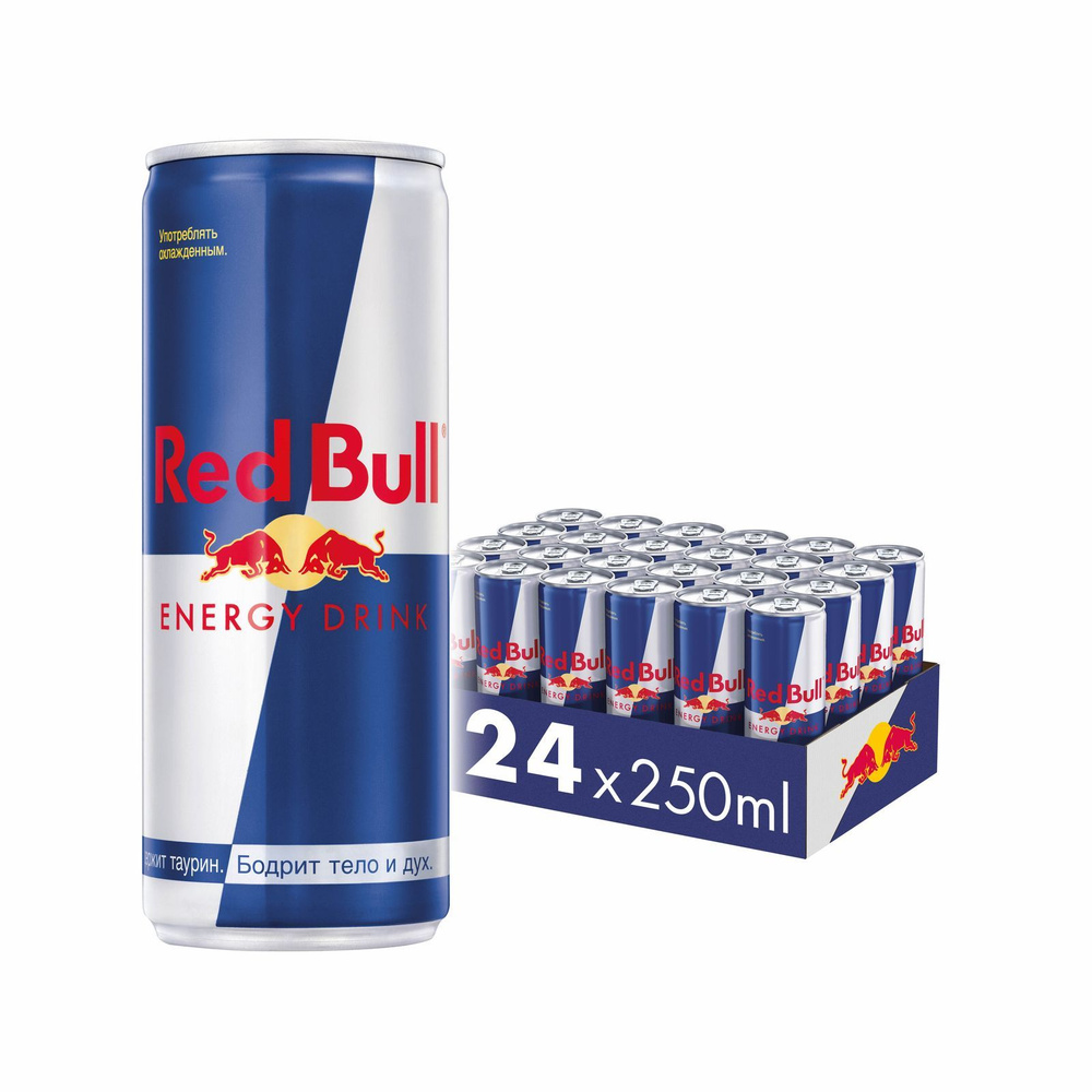 Энергетический напиток Red Bull, 24 шт х 250 мл
 #1