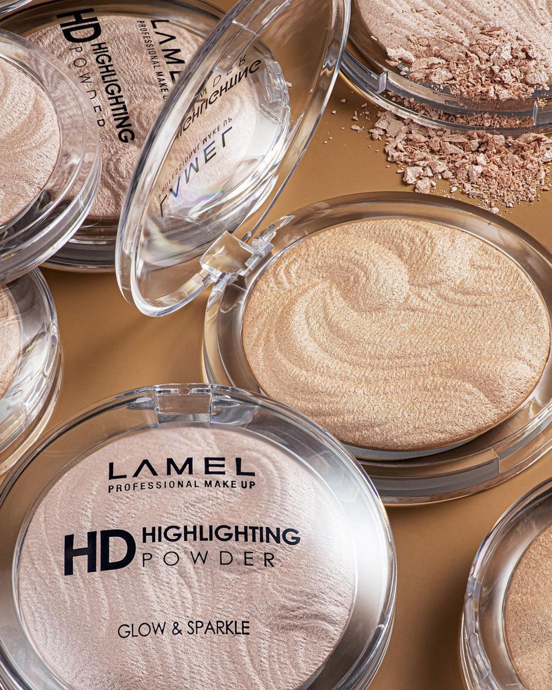 Хайлайтер LAMELprofessional HD Highlighting Powder, 402 #1