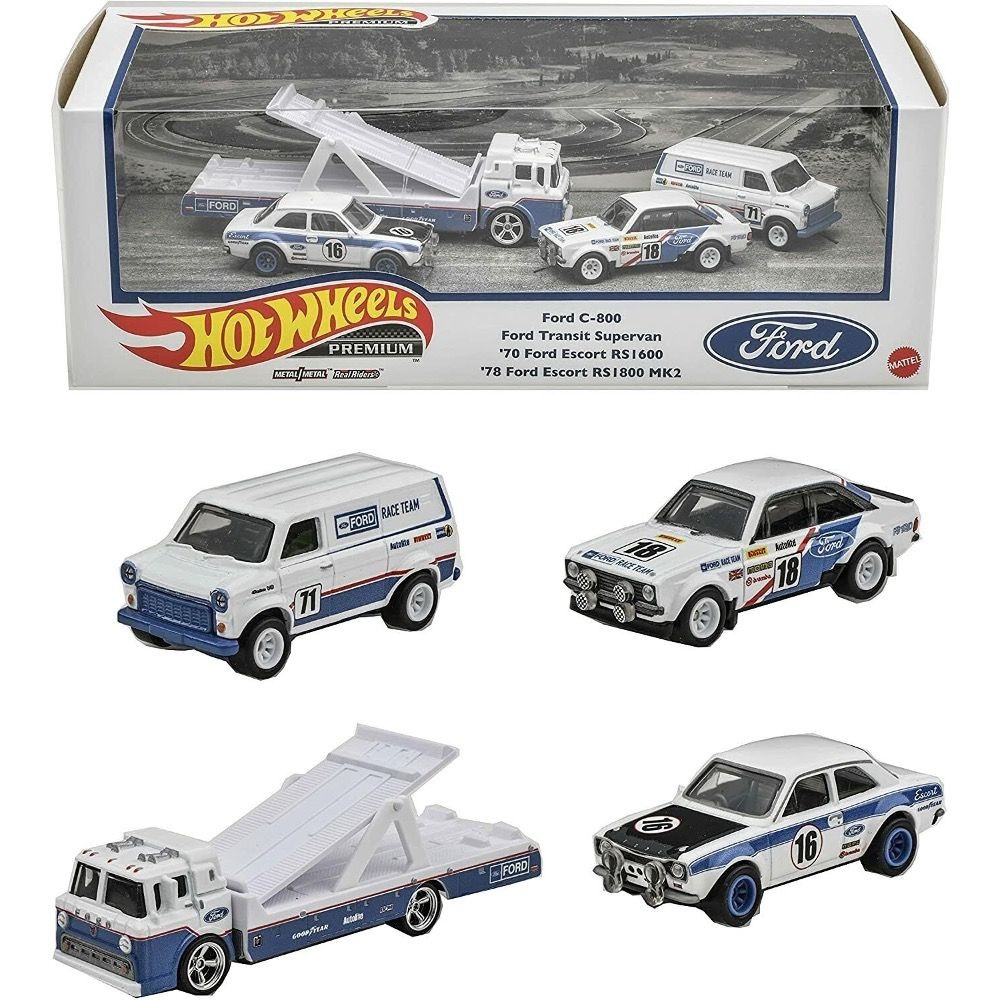 GRN84 Машинка металлическая игрушка Hot Wheels Premium коллекционная модель премиальная Ford C-800, Transit #1