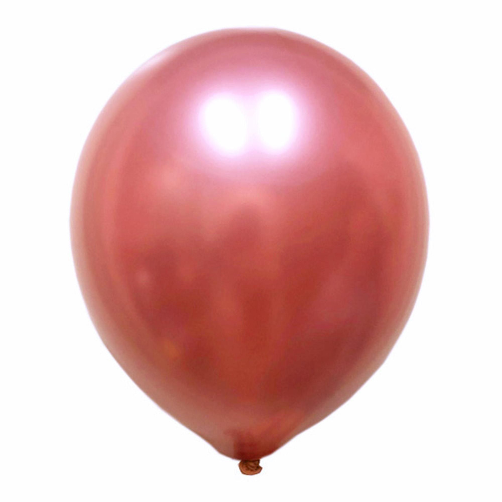 Воздушный шар 5"/13см Хром PLATINUM Rose Gold 100шт #1