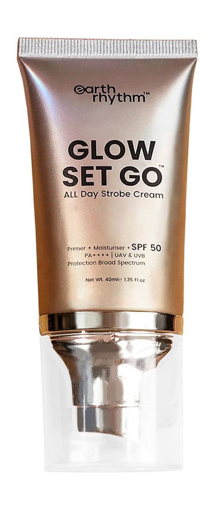 Мерцающий крем-праймер для лица Glow Set Go All Day Strobe Cream SPF 50 ...