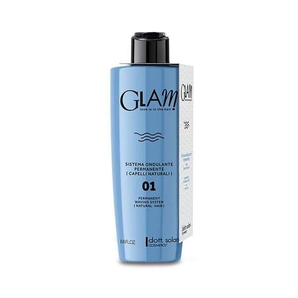 Dott.Solari Cosmetics Перманентная биозавивка для натуральных волос №1 Glam Waving System, 250 мл  #1