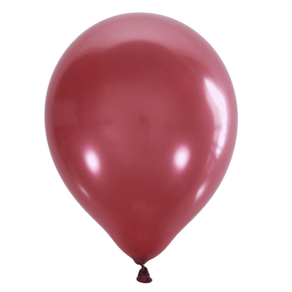 Воздушный шар 14"/35см Премиум Металлик CHERRY RED 031 50шт #1
