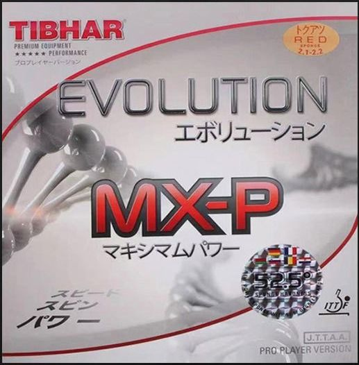 Накладка Tibhar EVOLUTION MX-P красная для настольного тенниса #1