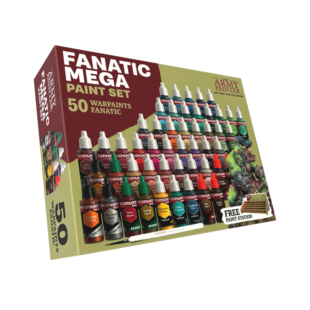 Набор красок Army Painter Warpaints Fanatic: Mega Set - купить с ...