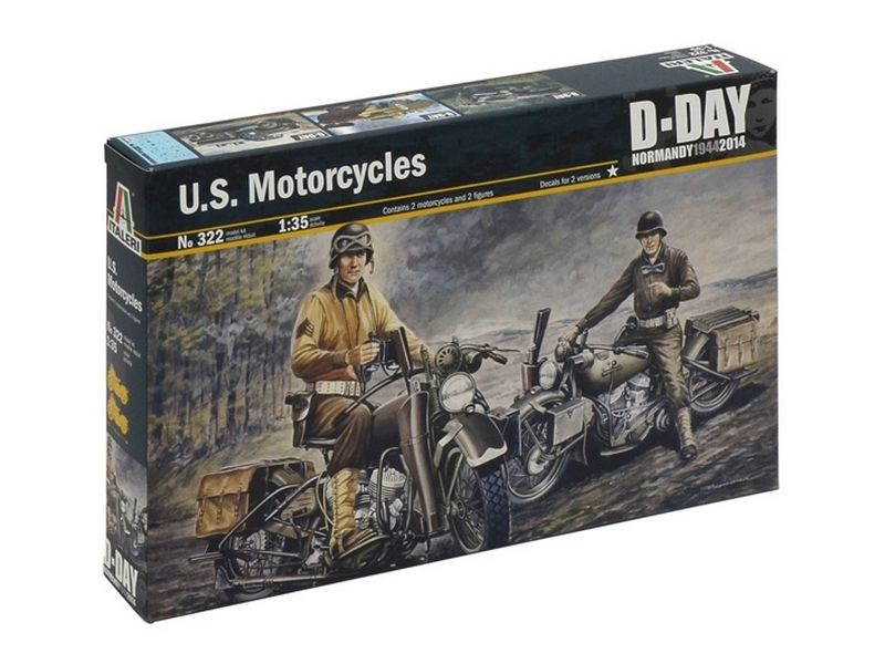 0322 Американские мотоциклисты WWII 1/35 #1