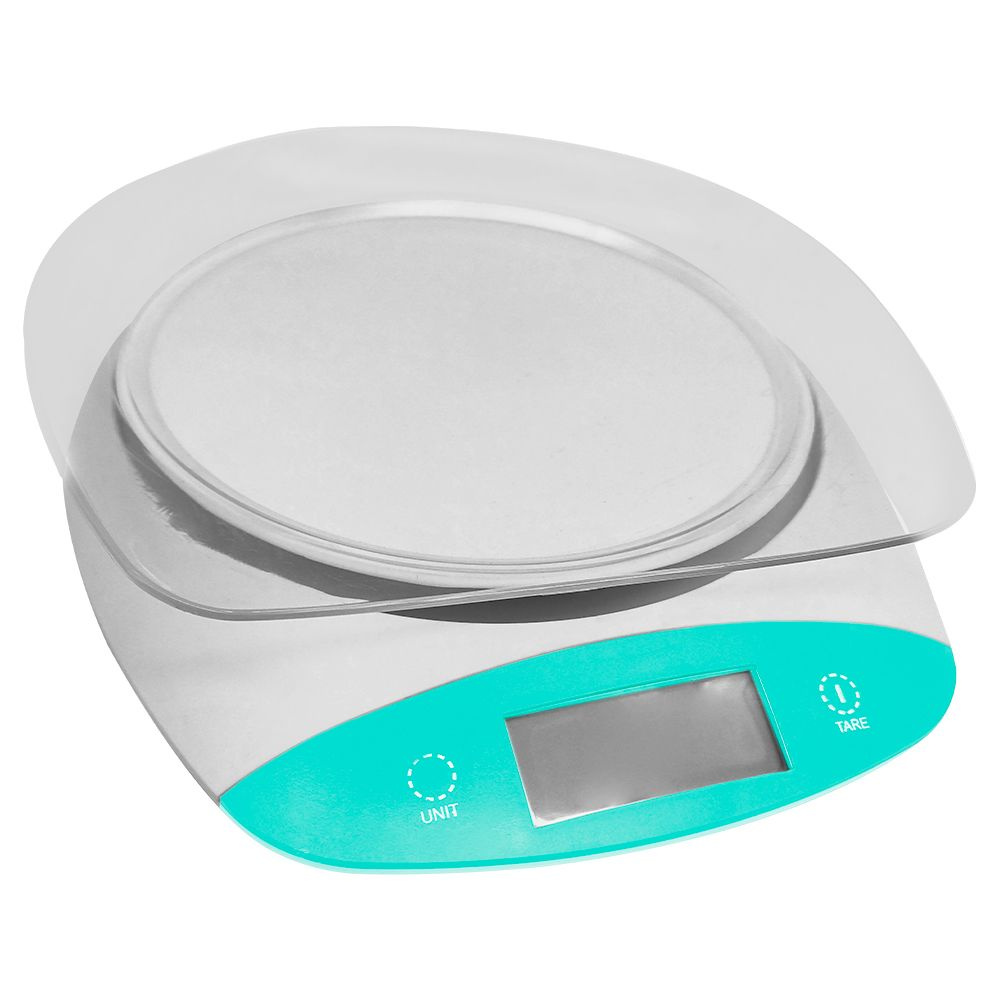 Весы кухонные STINGRAY ST-SC5101A со встроенным термометром max 10 кг, белый/ментол  #1
