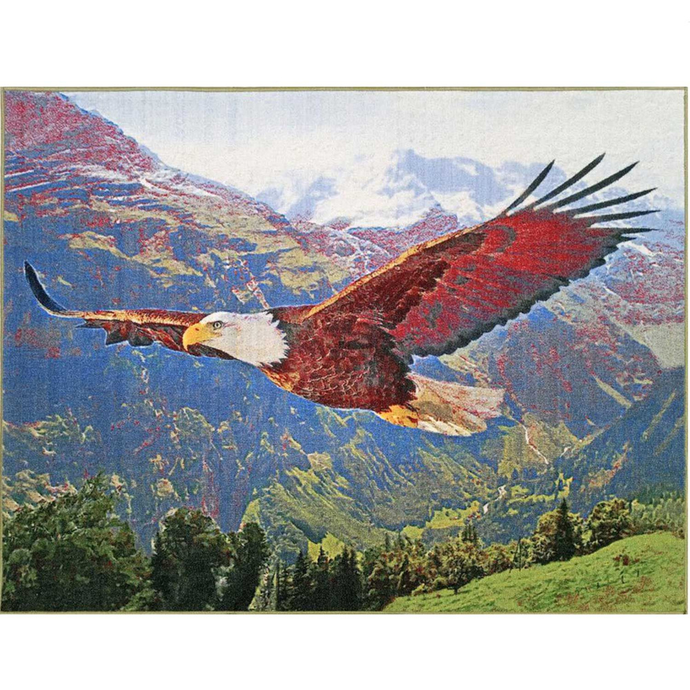 Ковер на стену, ковер-картина (горный орёл), размер 1.5 х 2.0 м, Витебские ковры  #1
