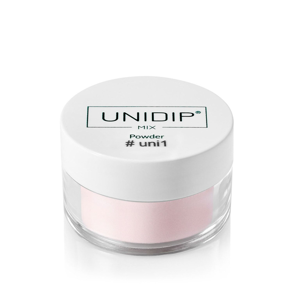 UNIDIP #uni1 Дип-пудра для покрытия ногтей без УФ 14 г #1
