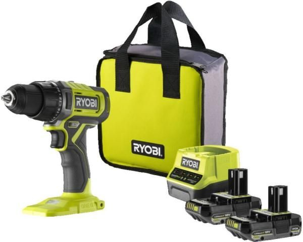 Дрель-шуруповерт Ryobi RDD18-2C20S #1