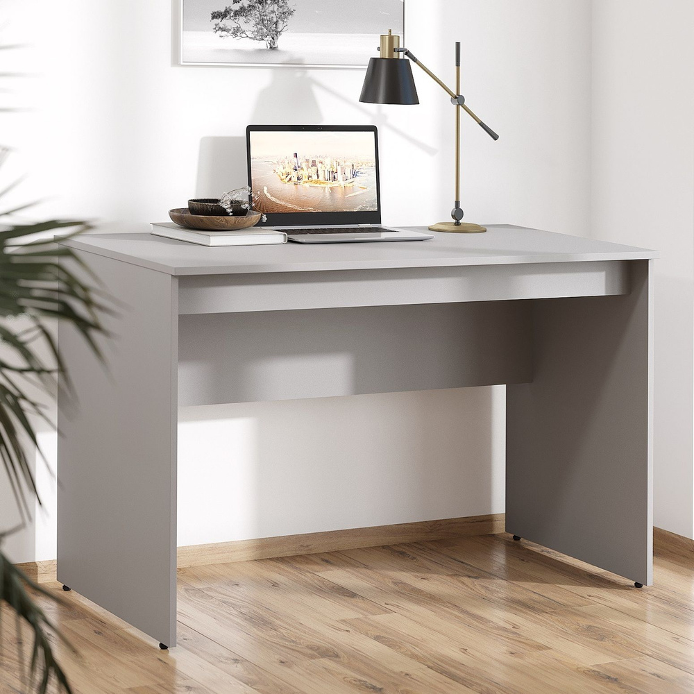 Письменный стол, компьютерный стол SKYLAND SIMPLE S-1200, серый, 120х60х76 см  #1