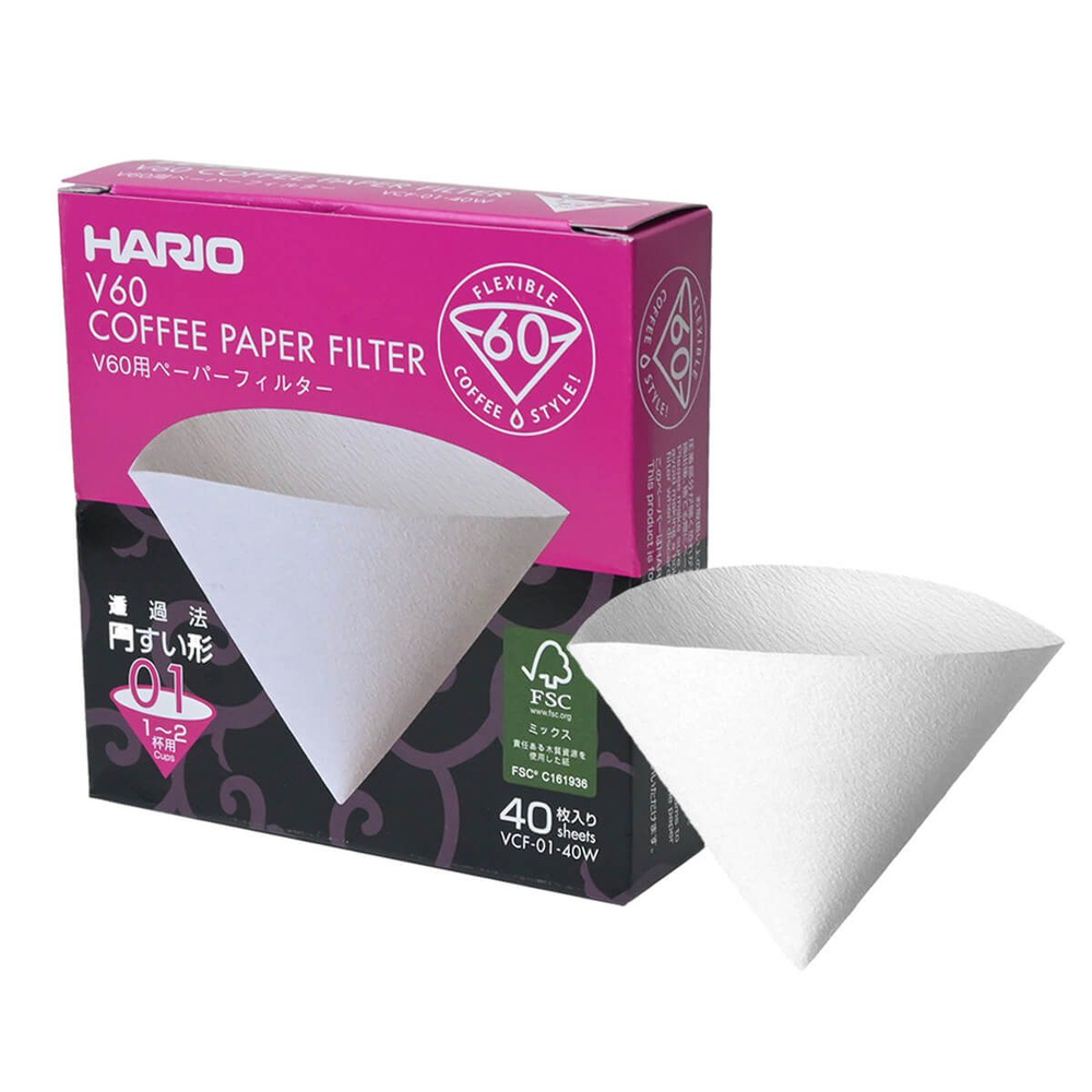 Фильтры бумажные для заваривани кофе 1-2 чашки 105х145мм (40шт.), 22029899  #1