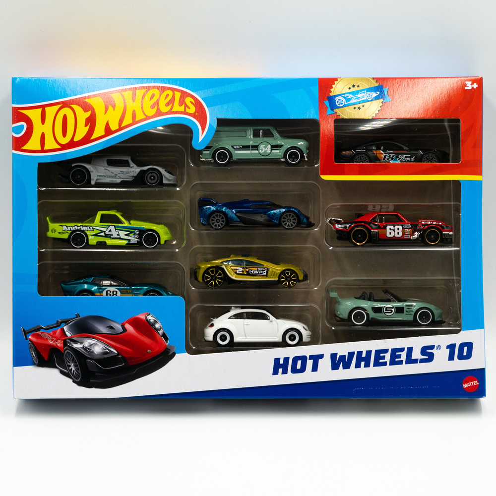 Подарочный набор Hot Wheels машинки 10 штук Ford Mustang #1