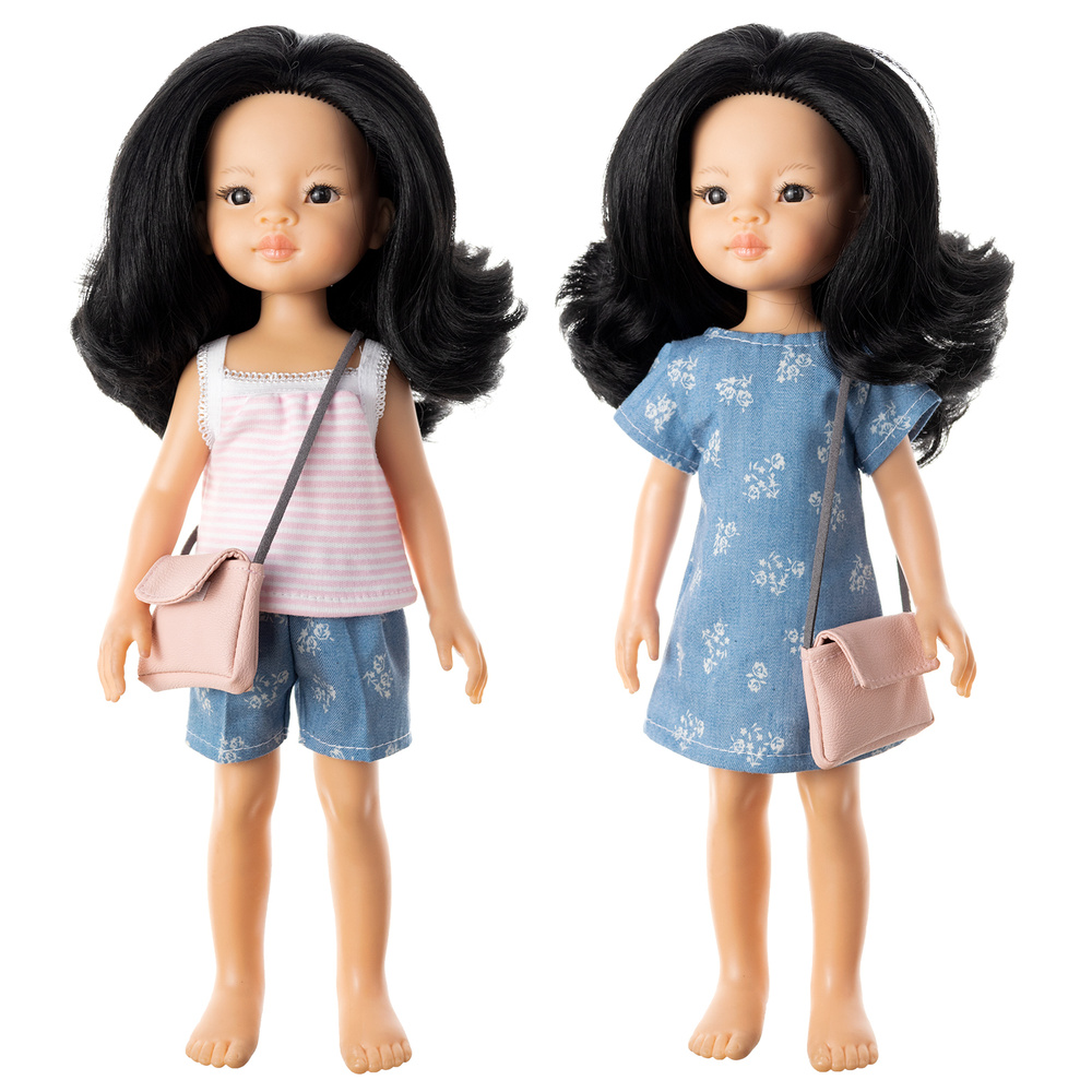 Одежда КуклаПупс для куклы Паола Рейна 32-34см "Летняя одежда с сумкой"  #1
