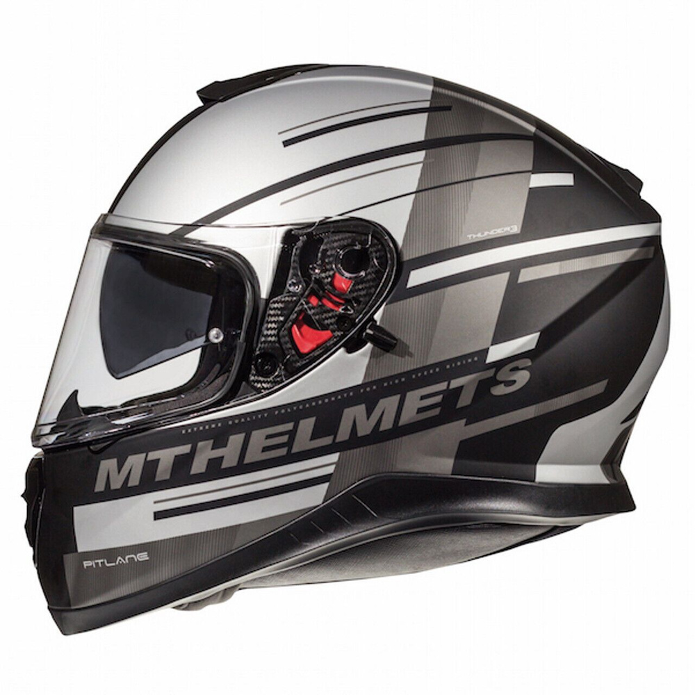 MT HELMETS Мотошлем, цвет: темно-серый, светло-серый, размер: M  #1