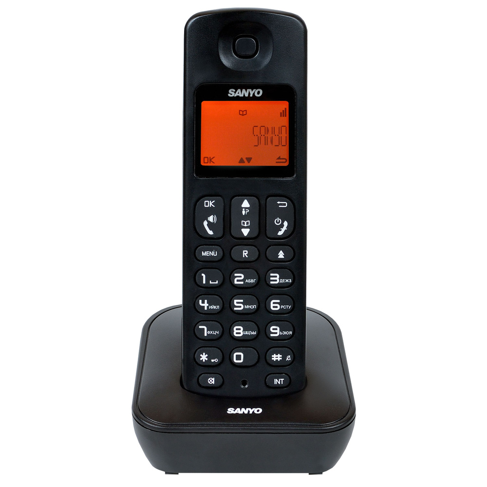 Радиотелефон домашний Телефон DECT Sanyo RA-SD53RUBK - купить с доставкой  по выгодным ценам в интернет-магазине OZON (1388606397)