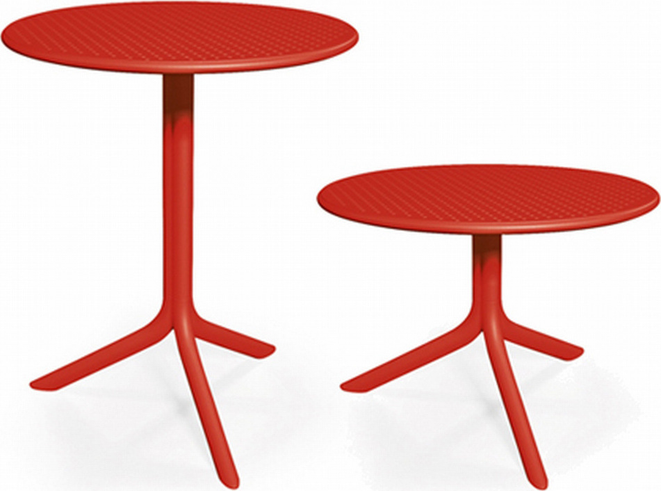 Стол обеденный трансформер NARDI Step + Step Mini, цвет красный, 60 см  #1