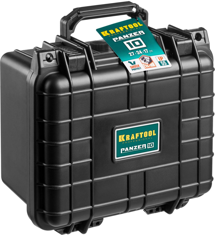 Ящик пылевлагозащищенный KRAFTOOL 270 х 246 х 174 мм (10"), пластиковый, IP55, PANZER, 38251-10  #1