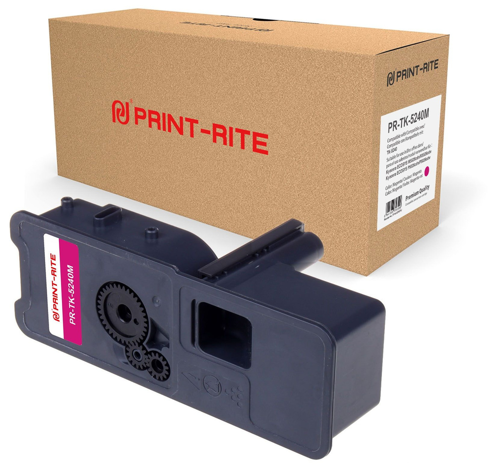 Print-Rite PR-TK-5240M картридж лазерный (Kyocera TK-5240M - 1T02R7BNL0) пурпурный 3000 стр  #1