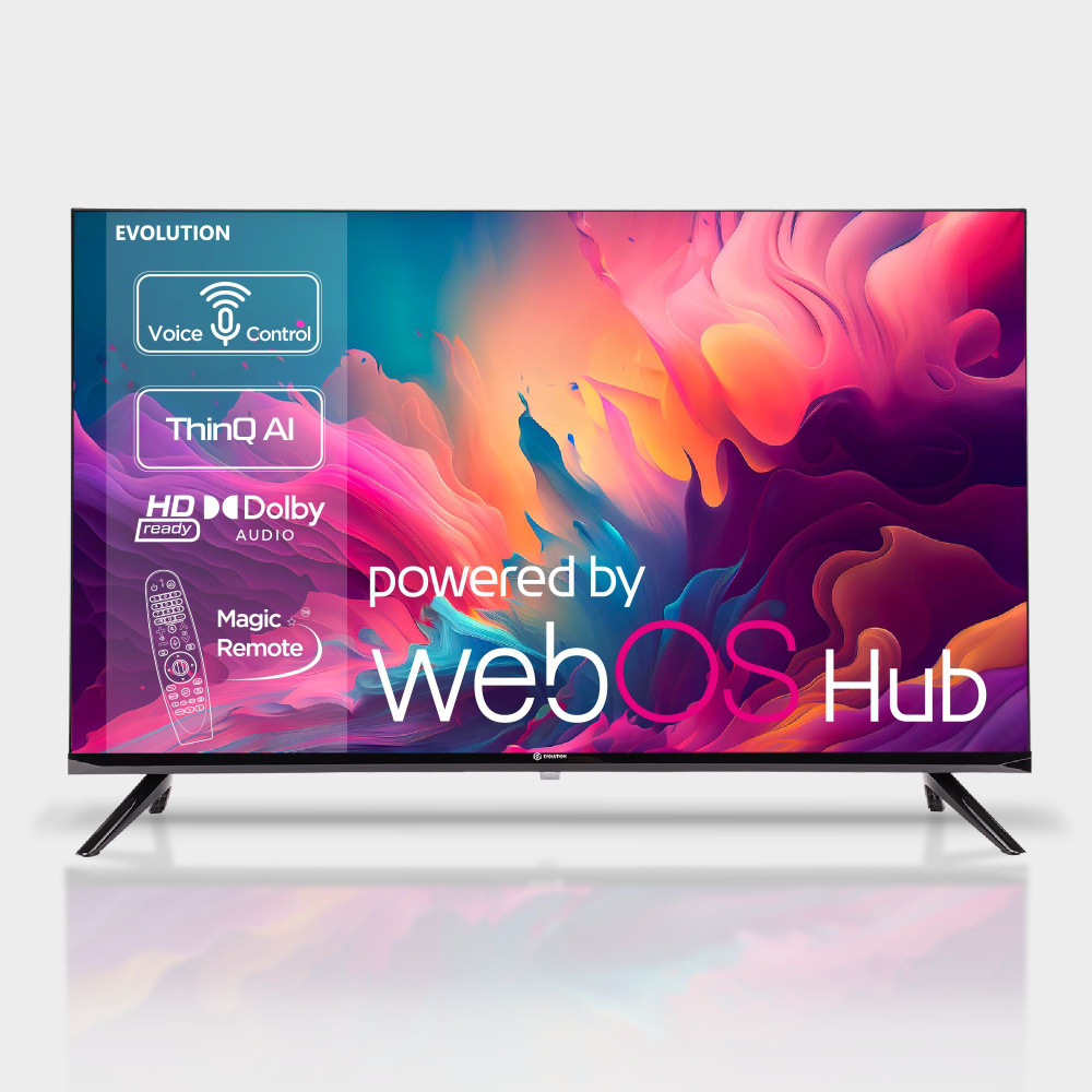 Evolution Телевизор WOS32MR1HD SmartTV (WebOS 6.0) 32" HD, черный #1