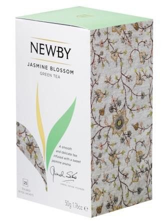 Newby Jasmine Blossom Цветок Жасмина 2 г х 25 пак. зеленый жасминовый чай картонная упаковка 50 г  #1