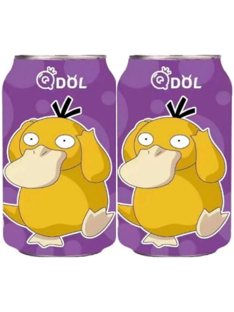 Газированный напиток Qdol Pokemon Grape Виноград 330мл х 2шт #1