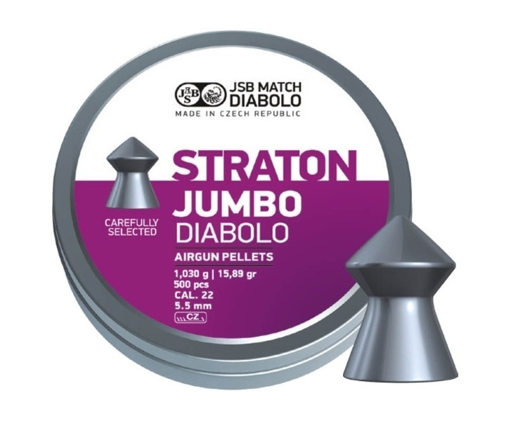 Пули для пневматики JSB Straton Jumbo Diabolo 5,5 мм, 1,03 грамм, 500 штук  #1