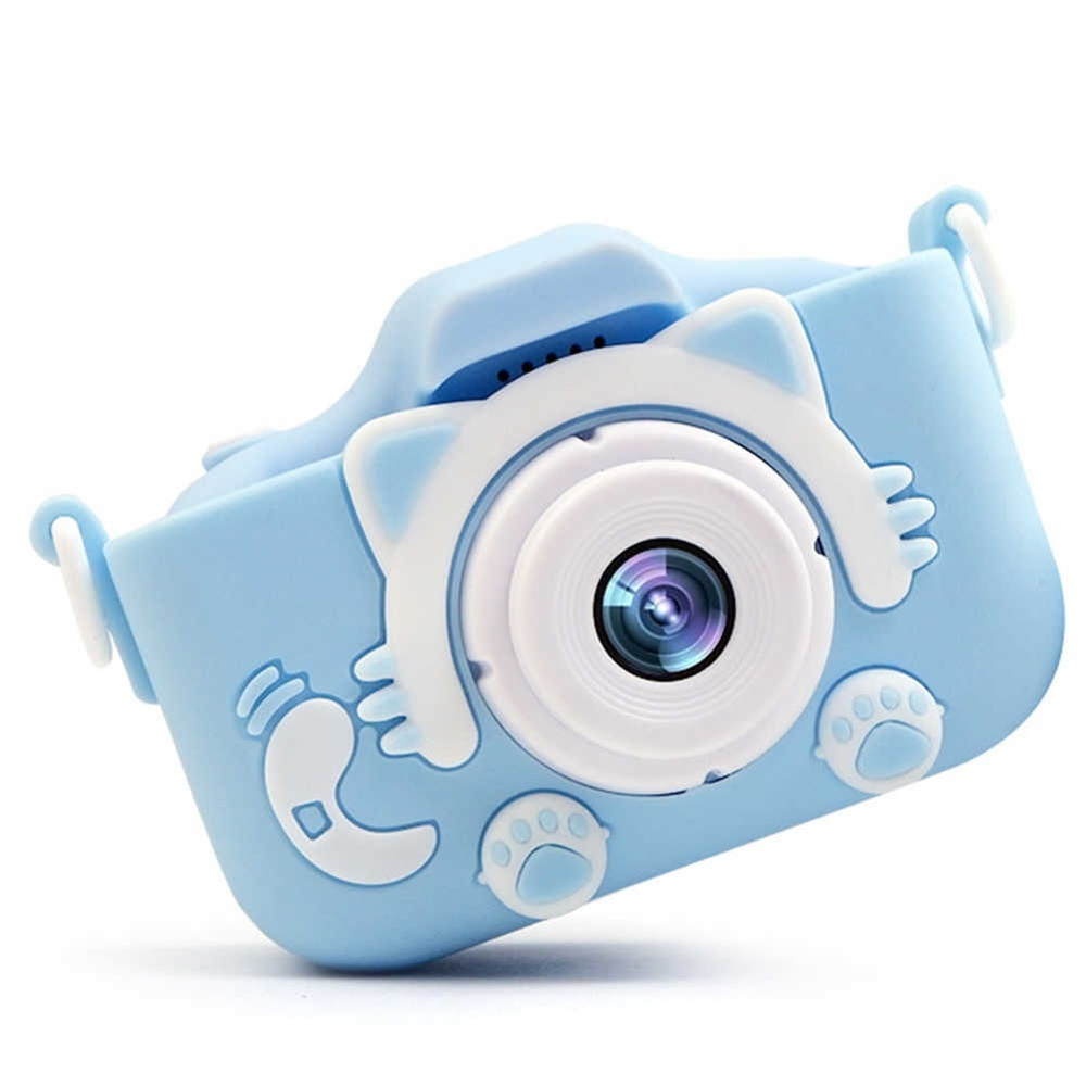Детский фотоаппарат Котик - Цифровой фотоаппарат c селфи-камерой / Игровая приставка + Плеер  #1