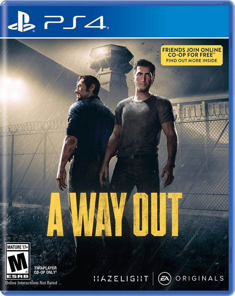 Игра A Way Out (PlayStation 4, Русские субтитры) купить по низкой цене с  доставкой в интернет-магазине OZON (691300939)