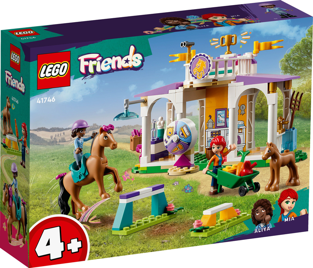 Конструктор LEGO Friends Обучение лошадей, 134 детали, 4+, 41746