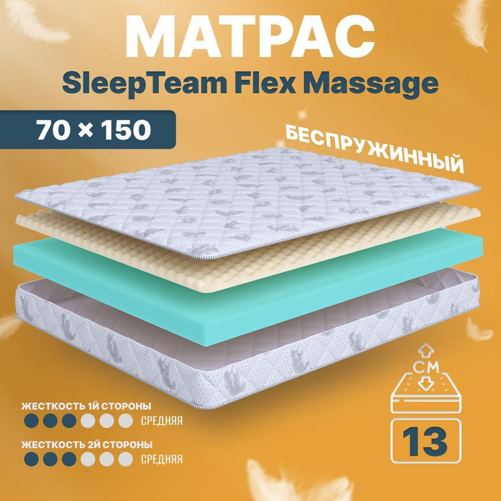 Матрас детский 70х150 беспружинный SleepTeam Flex Massage #1