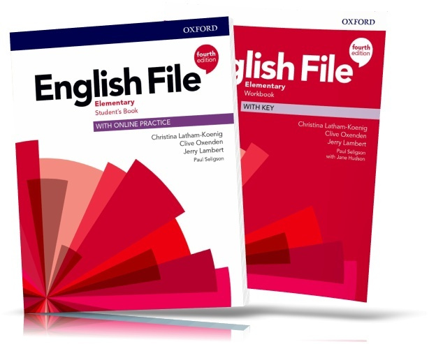 English File (4th edition) Elementary Students book and Workbook #1